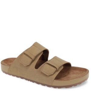 NWT GEORGE  Men’s Tan Hip Strap Comfort Sandals